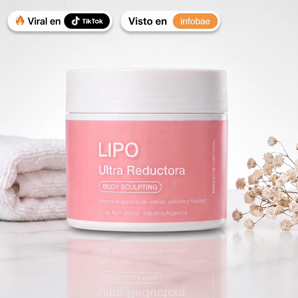 LIPO Ultra Reductora® | Emulsión anticelulitis, reafirmante y reductora